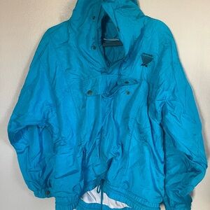 Pierre Cardin Turquoise Windbreaker